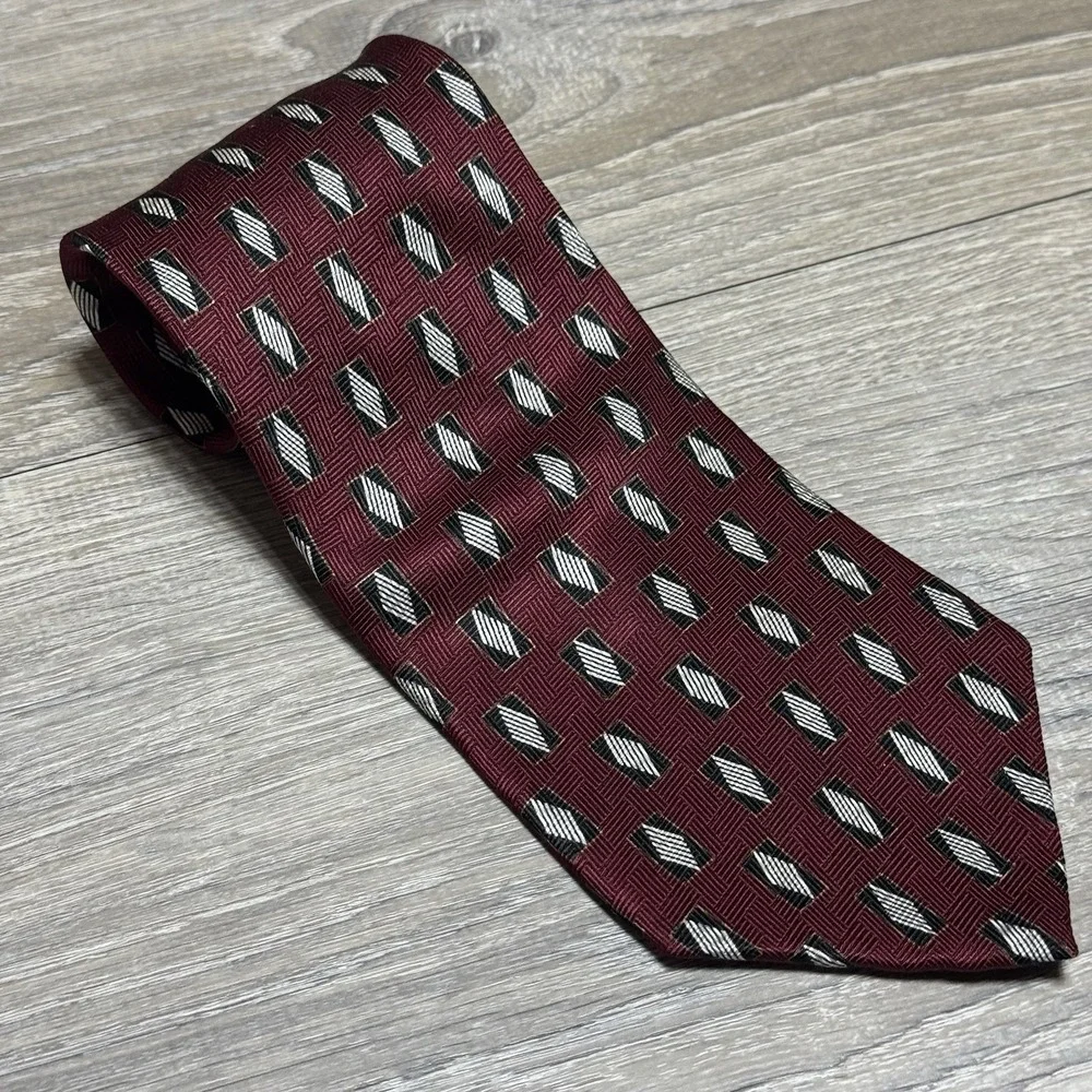 Neo Bill Blass Handmade Luxury 100% Silk Neck Tie for Men 58